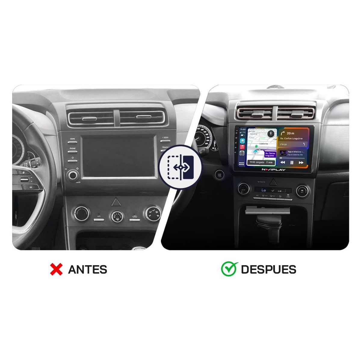 GENERICO - Autoradio Android Naviplay Para Hyundai Creta 2021 – 2022