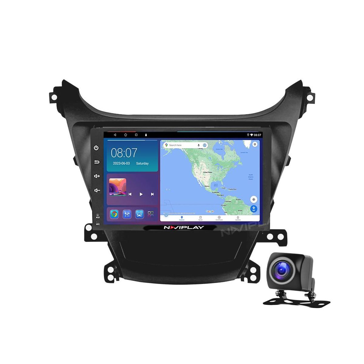 GENERICO - Autoradio Android Naviplay Para Hyundai  Elantra 2014 – 2015