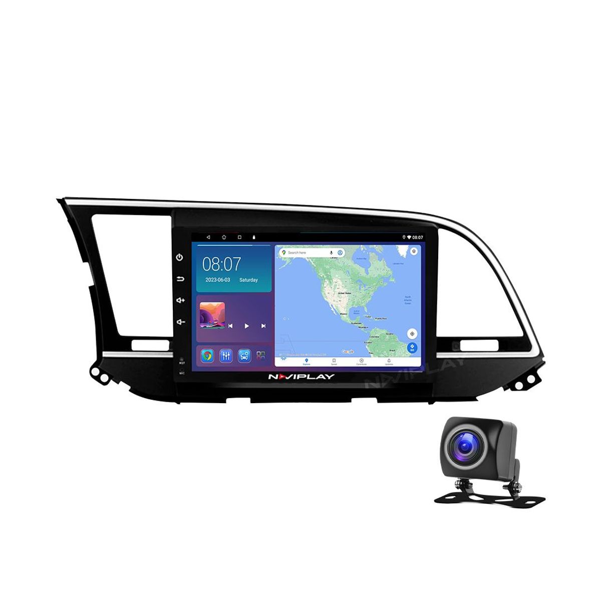 GENERICO - Autoradio Android Naviplay Para Hyundai  Elantra 2016 – 2018