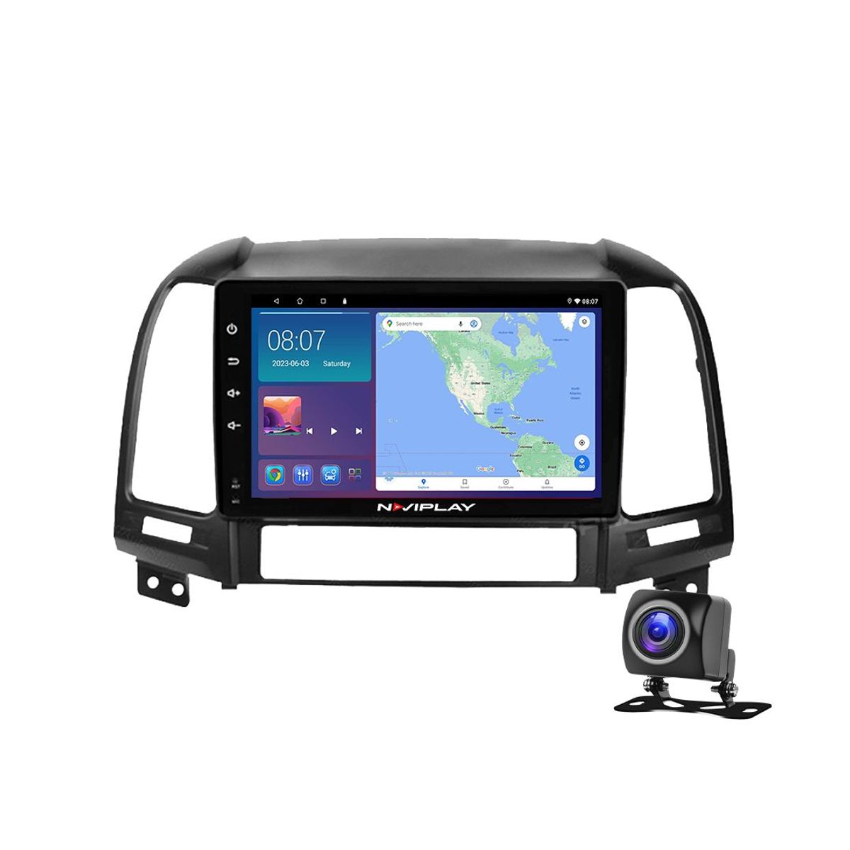 GENERICO - Autoradio Android Naviplay Para Hyundai  Santa Fe 2006 – 2012