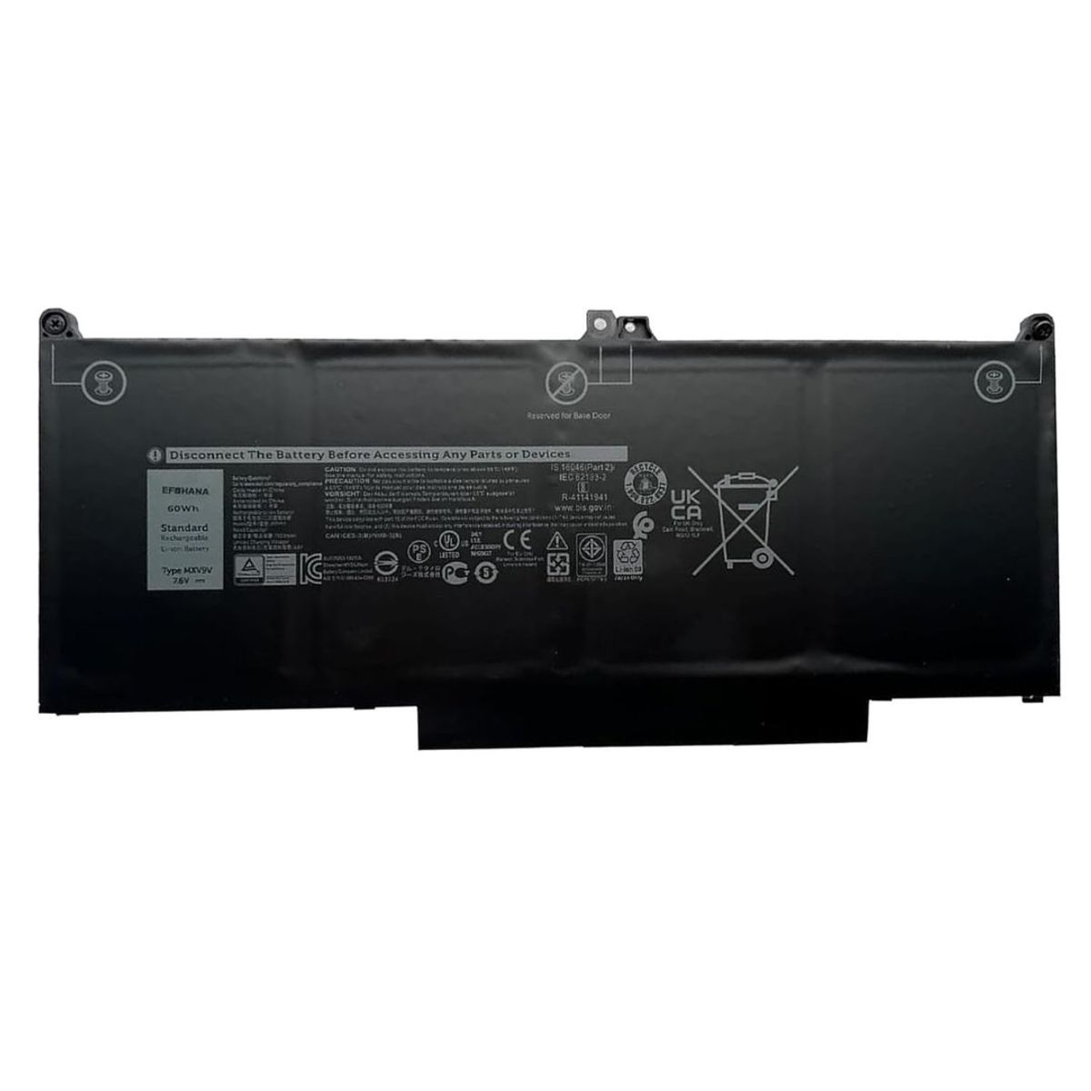 DELL - Batería Dell MXV9V.  LATITUDE 5300,  5310, 7300, 7400, E5300