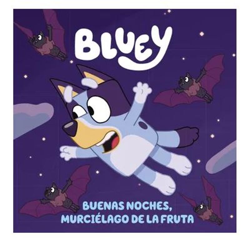 GENERICO - Bluey buenas noches murciélago de la fruta