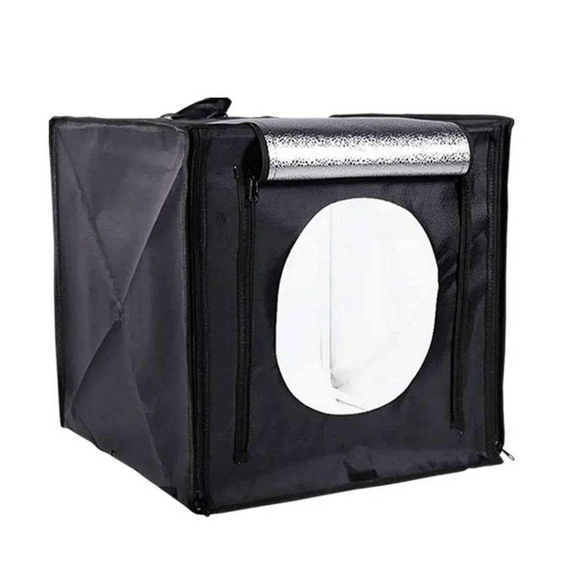 NEO DIGITAL - Caja Cubo de luz 80cm estudio fotográfico dos tiras LED regulable PS80