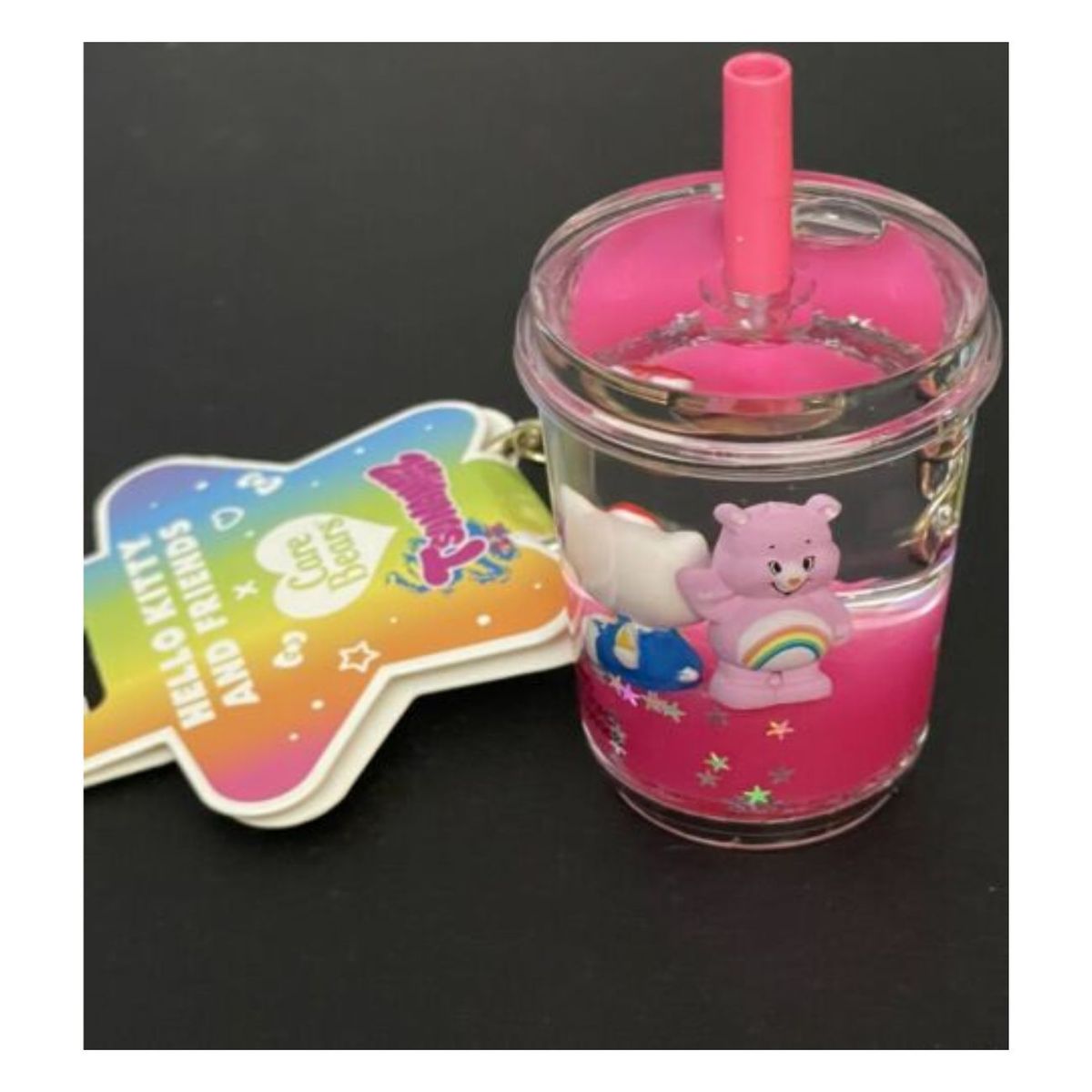 HELLO KITTY - Llavero Hello Kitty y Alegrosita HKitty Friend x Care Bears