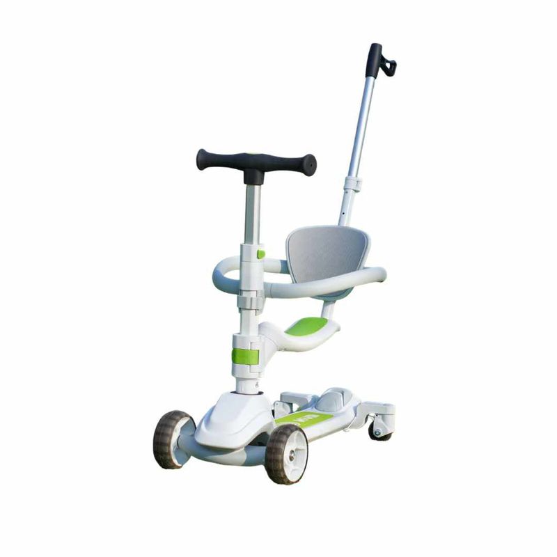 KUB - Scooter completo con barandilla y ruedas para bebé y niños