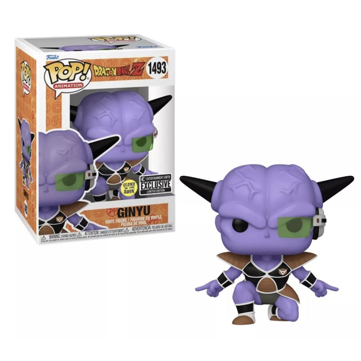 FUNKO - Ginyu Glow Funko Pop 1493 Dragon Ball Fuerza Ginyu