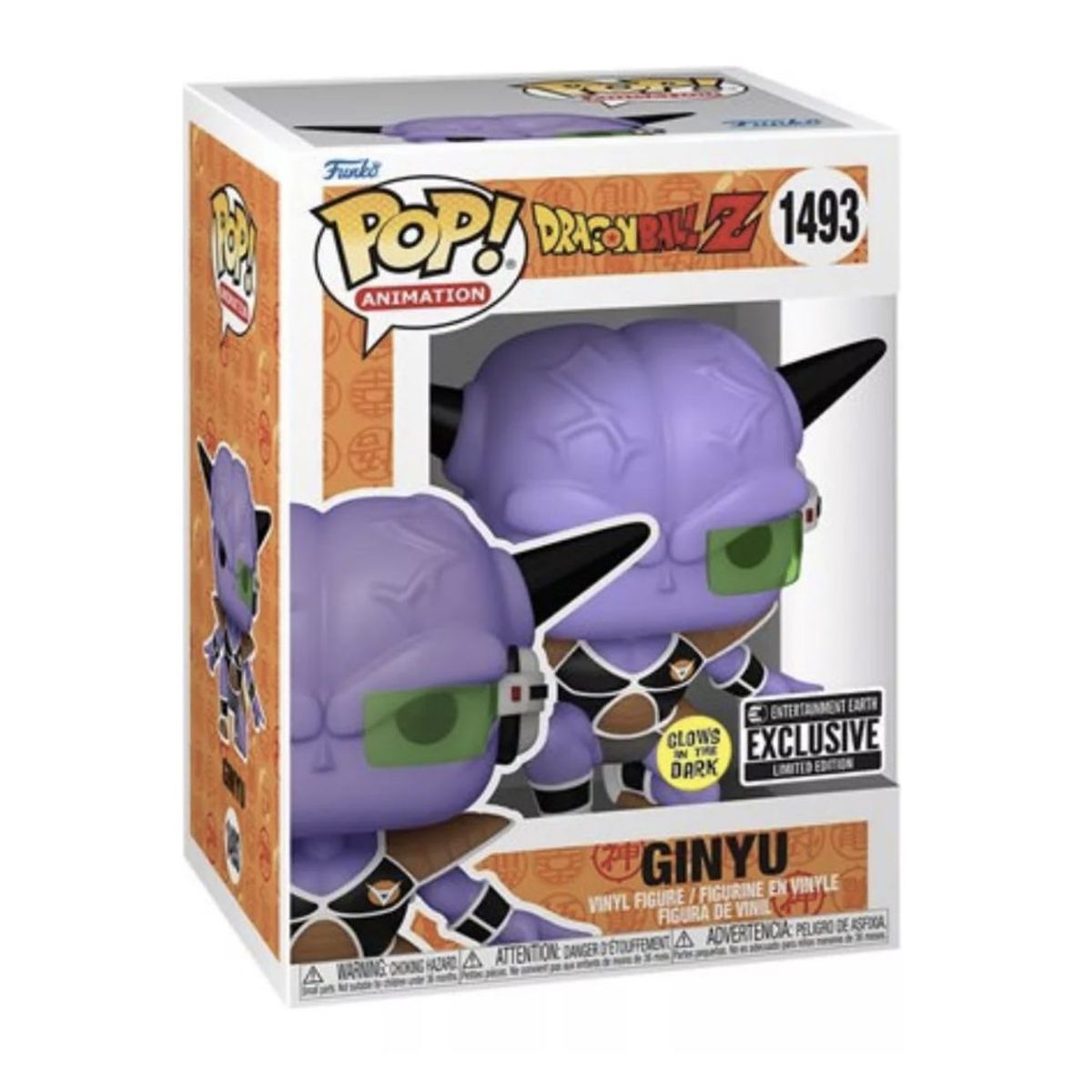 FUNKO - Ginyu Glow Funko Pop 1493 Dragon Ball Fuerza Ginyu