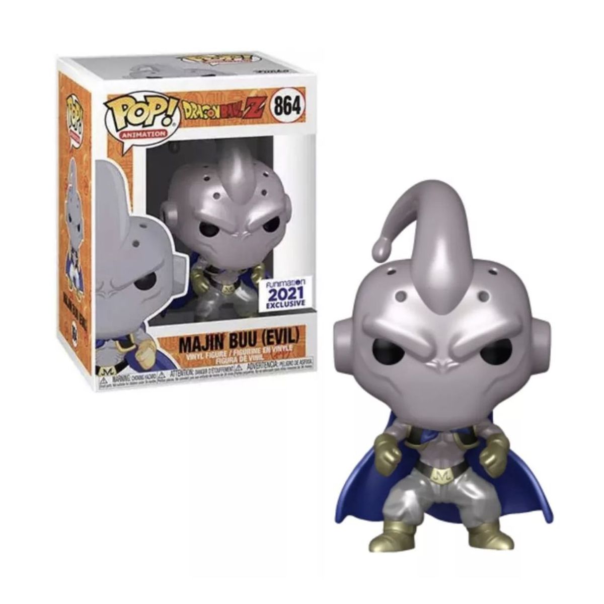FUNKO - Majin Buu Evil Metalic Funko Pop 864 Dragon Ball Exclusivo