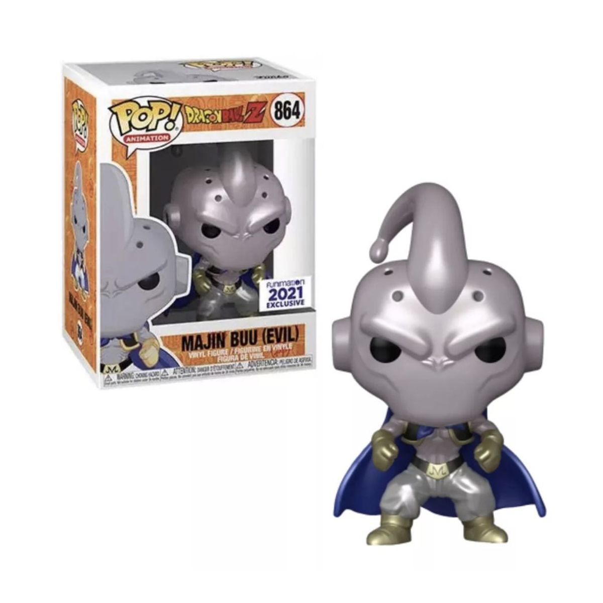 FUNKO - Majin Buu Evil Metalic Funko Pop 864 Dragon Ball Exclusivo