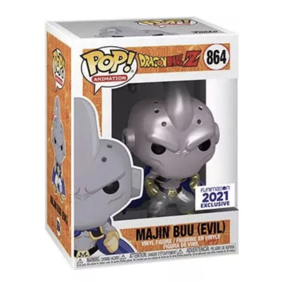 FUNKO - Majin Buu Evil Metalic Funko Pop 864 Dragon Ball Exclusivo