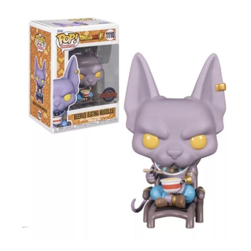 FUNKO - Beerus comiendo Ramen Funko Pop 1110 Dragon Ball Z