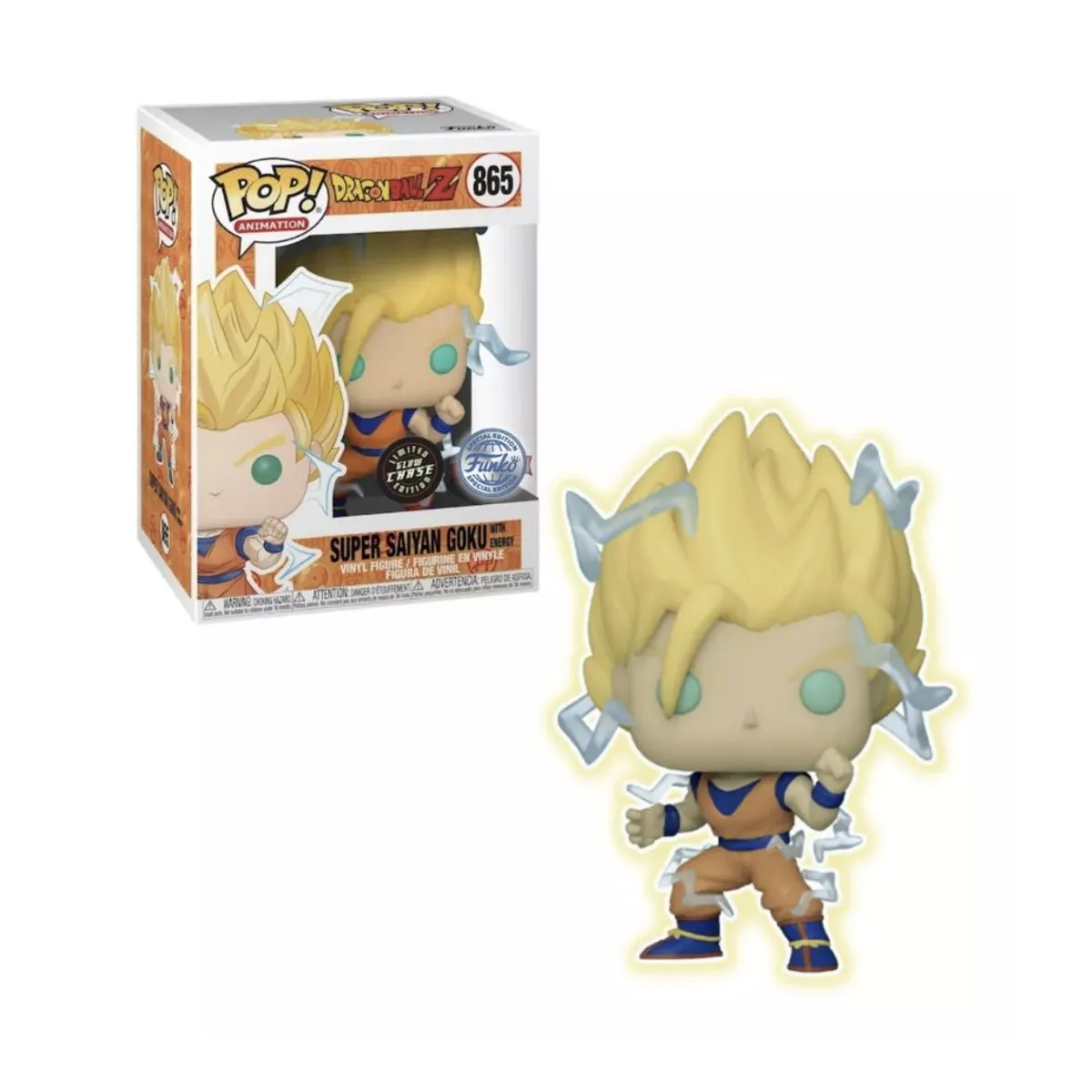FUNKO - Super Saiyan Goku Chase Gitd Funko Pop 865 Dragon Ball SE