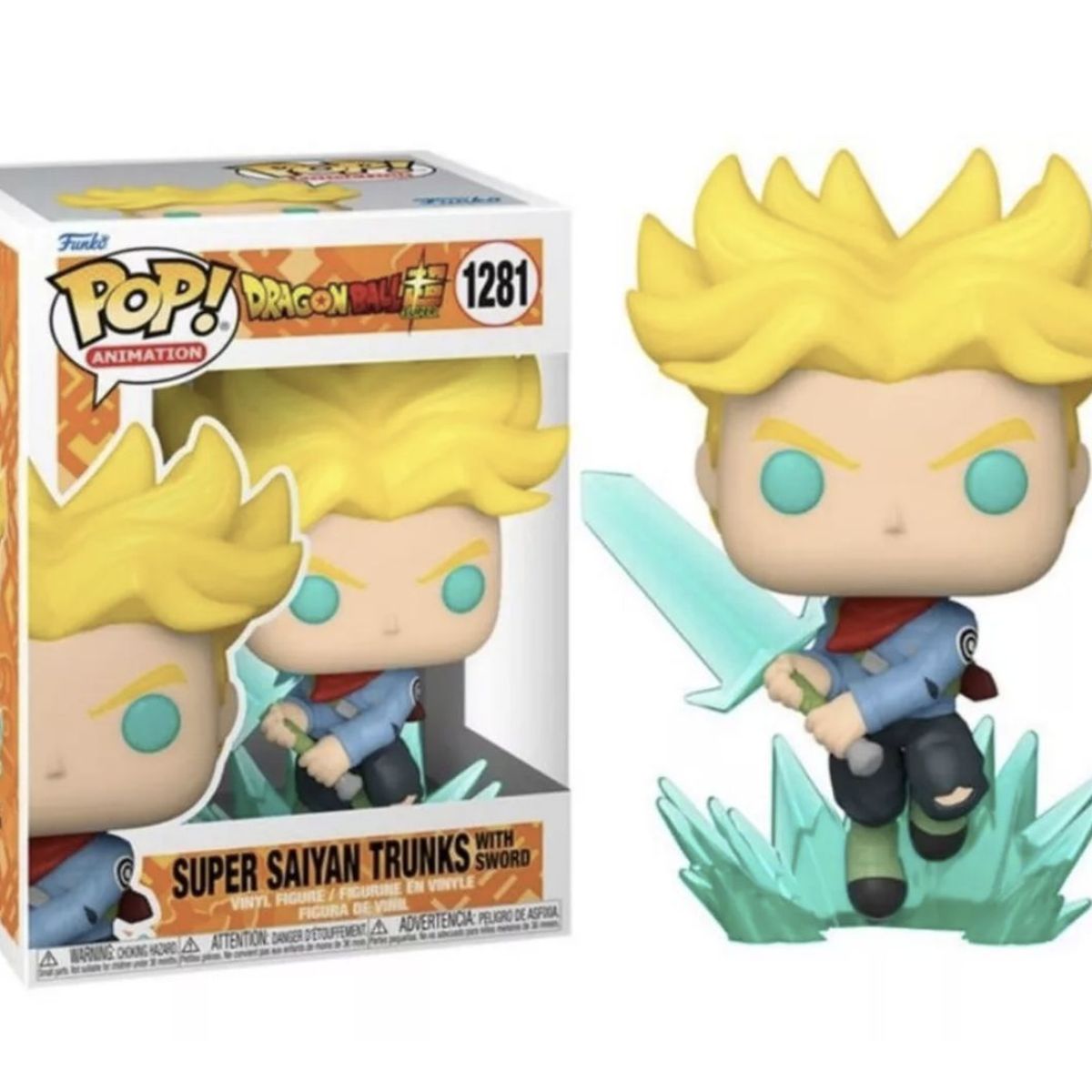 FUNKO - Trunks Super Saiyan Funko Pop 1281 Dragon Ball Original