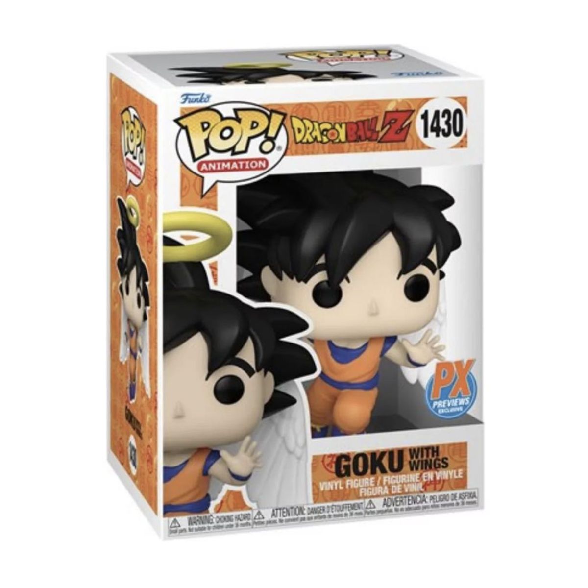 FUNKO - Goku Con Alas Funko Pop 1430 Dragon Ball Z Px Exclusivo