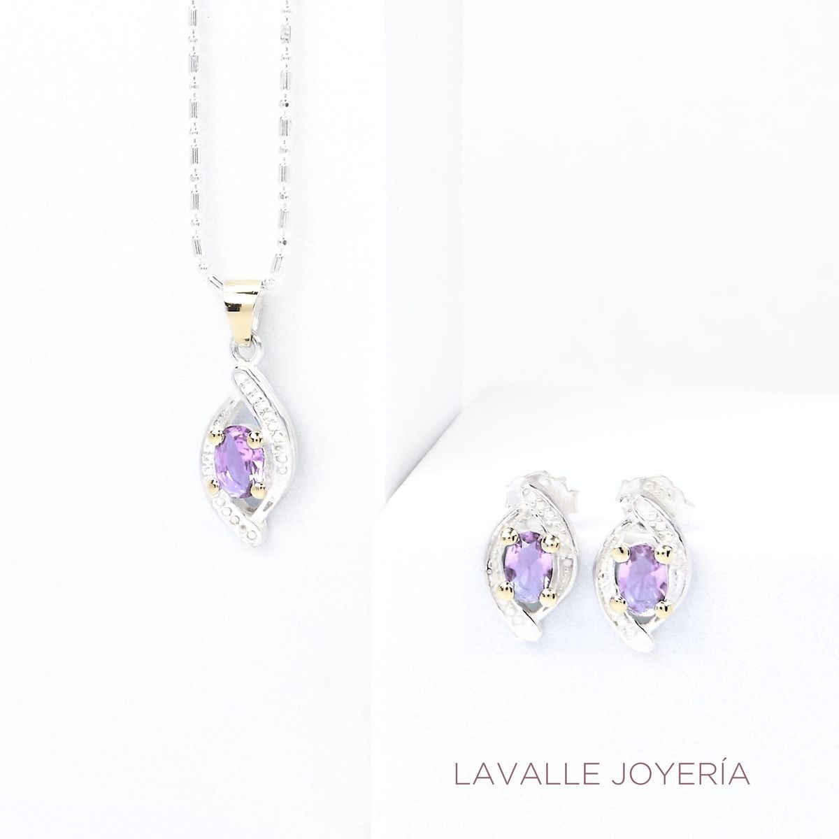 OEM - Set Fiore en Oro 18k  y Plata Lavalle Joyería