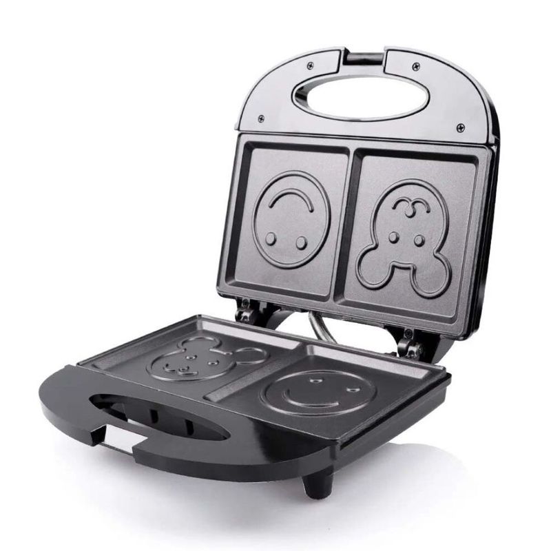 GENERICO - Sandwich Maker - Tostadora eléctrica con dibujos antiadherente