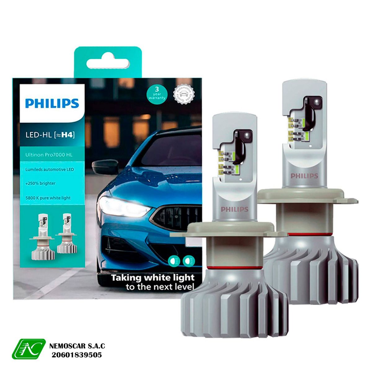 PHILIPS - PHILIPS ULTINON PRO7000 H4