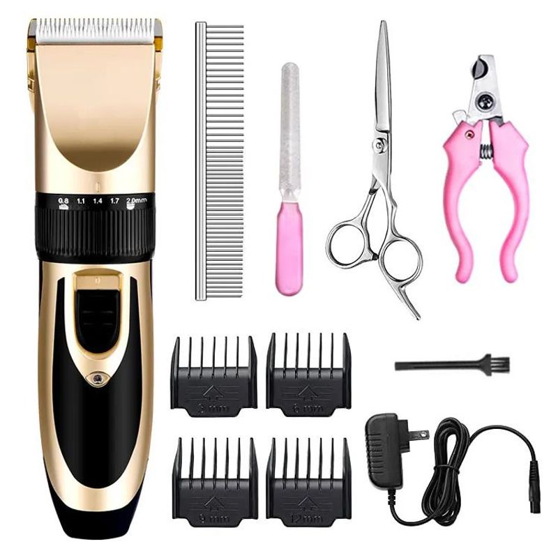GENERICO - Kit Maquina cortadora perro  grooming mascota