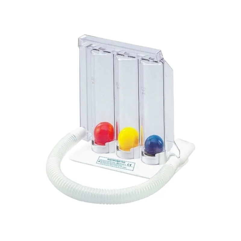 GENERICO - RESPIRÓMETRO DE 3 BOLAS ROMSONS ESPIROMETRO EJERCICIOS DE RESPIRACION