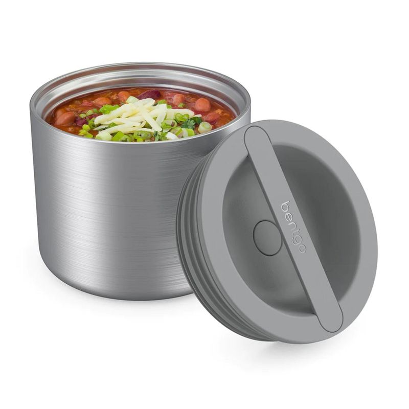 BENTGO - Contenedor de Alimentos de Acero Inoxidable Bentgo - Gris