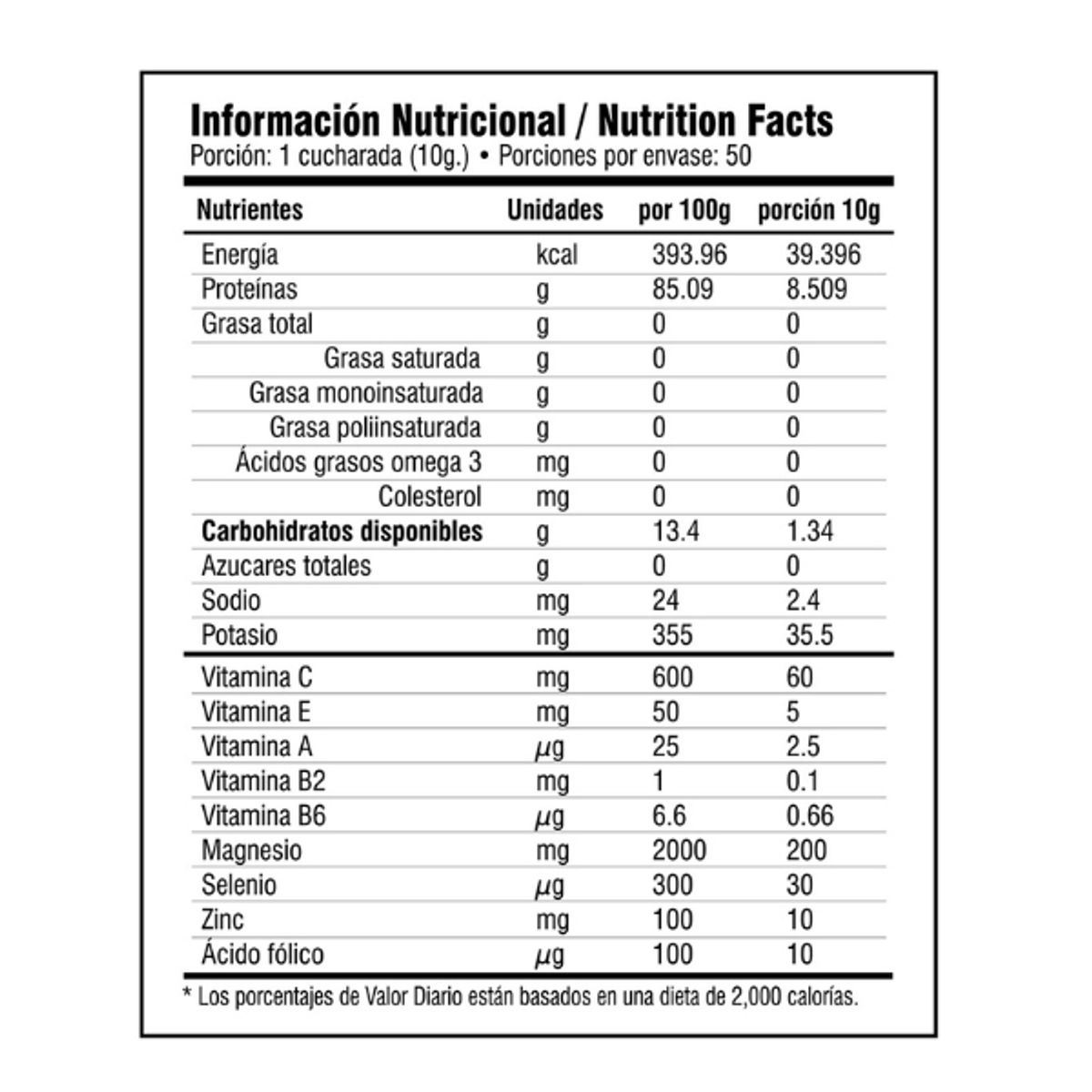 ZENDLAB - Colageno Hidrolizado Zendlab 500gr Con cartilago Sabor Mora
