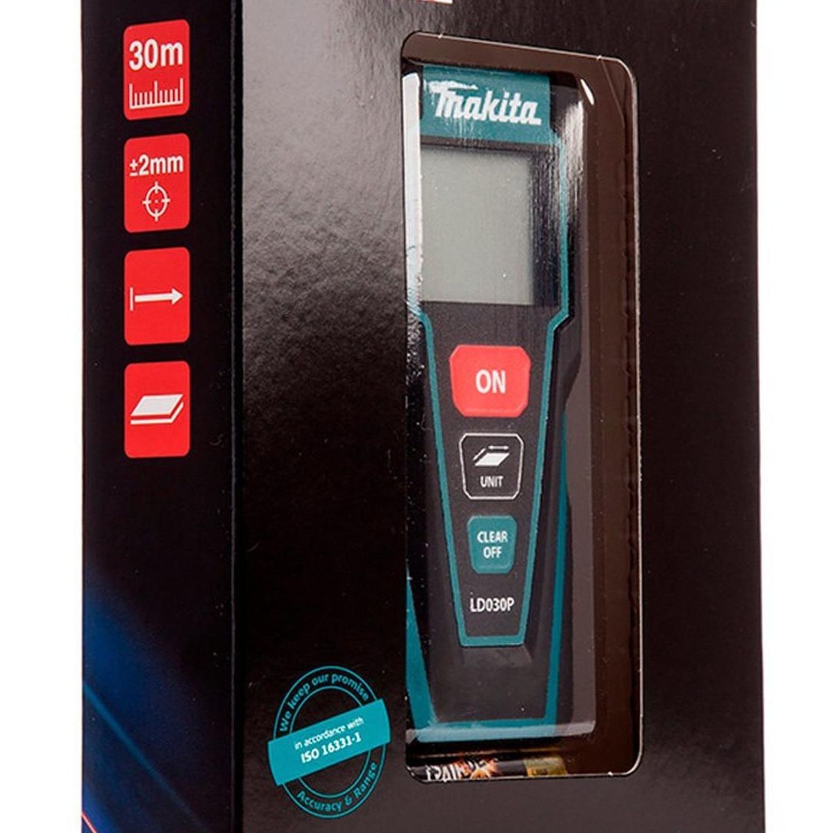MAKITA - Medidor Láser Makita LDO30P 30m IP54 Telémetro Digital