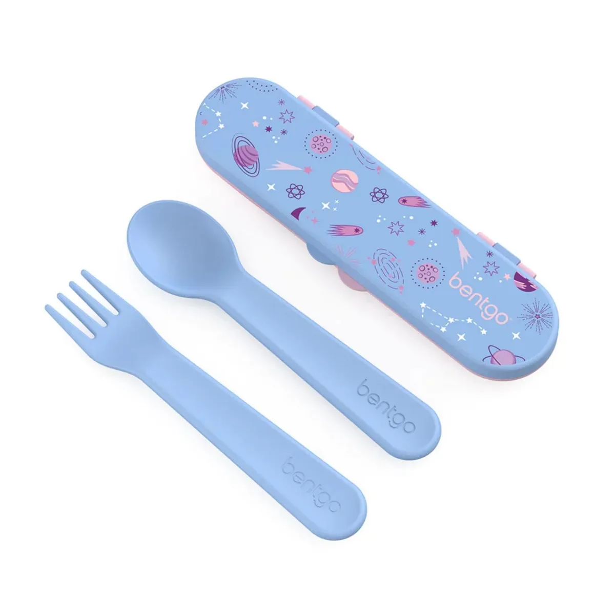 BENTGO - Set de Cubiertos Bentgo Kids - Lavender Galaxy