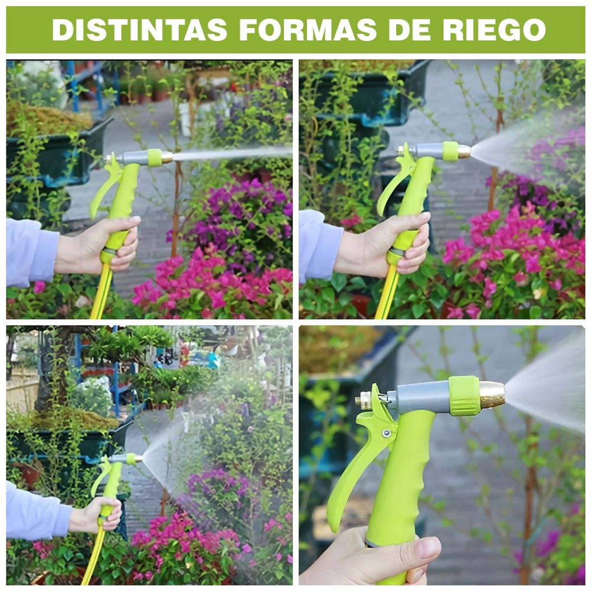 KELLER - Kit Pistola de Agua Pulverizador para Riego D34