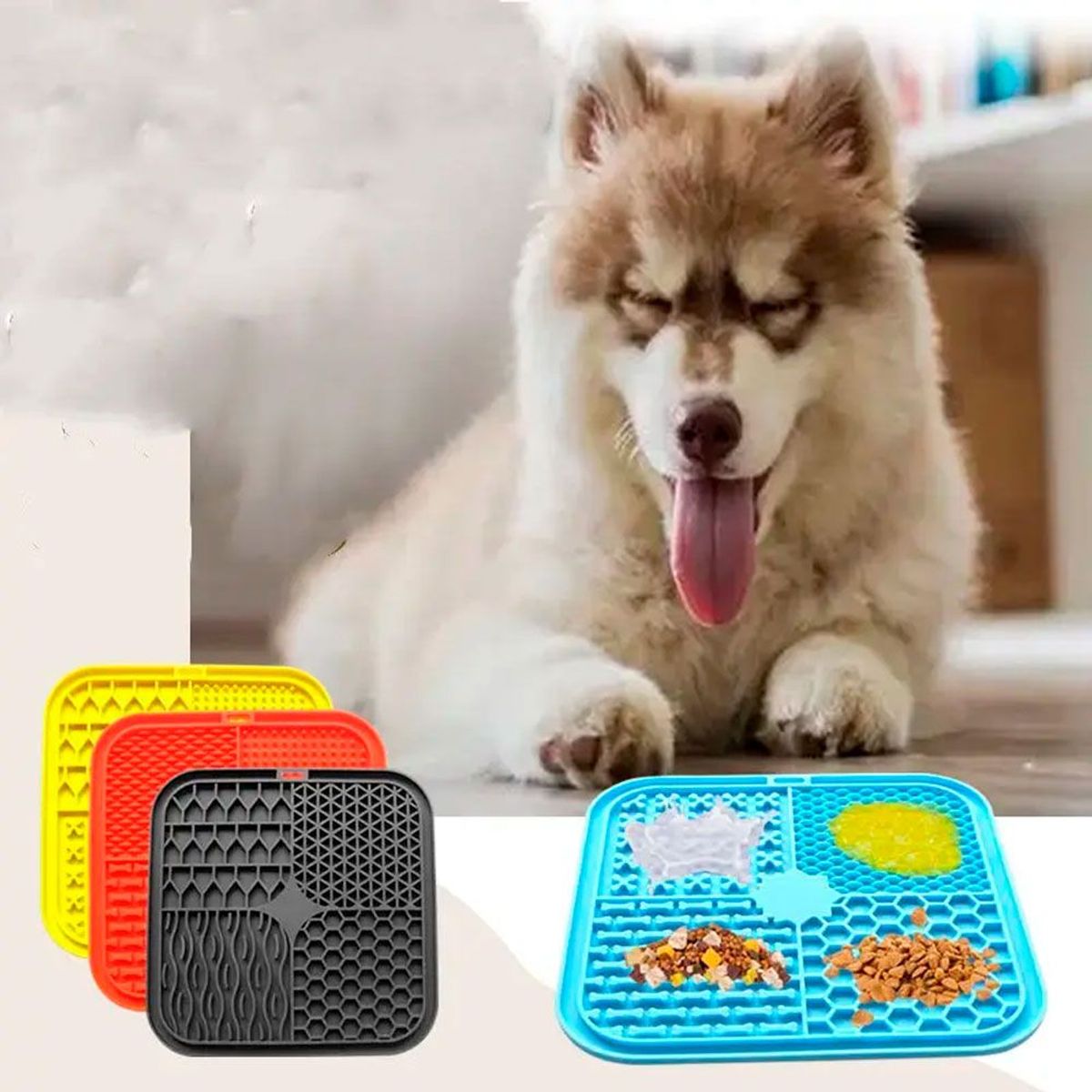 QUE PATAS PET SHOP - Mat para Lamer Negro