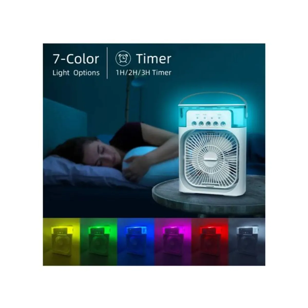 GENERICO - Enfriador Aire Acondicionado 3 en 1 Portátil.