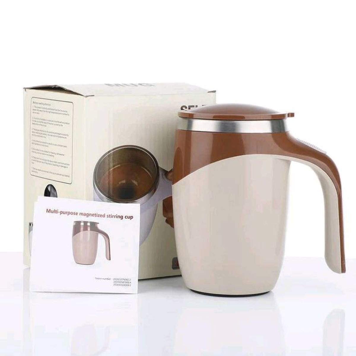 OEM - Taza Magnetica MUG Agitacion Automatica para Cafe