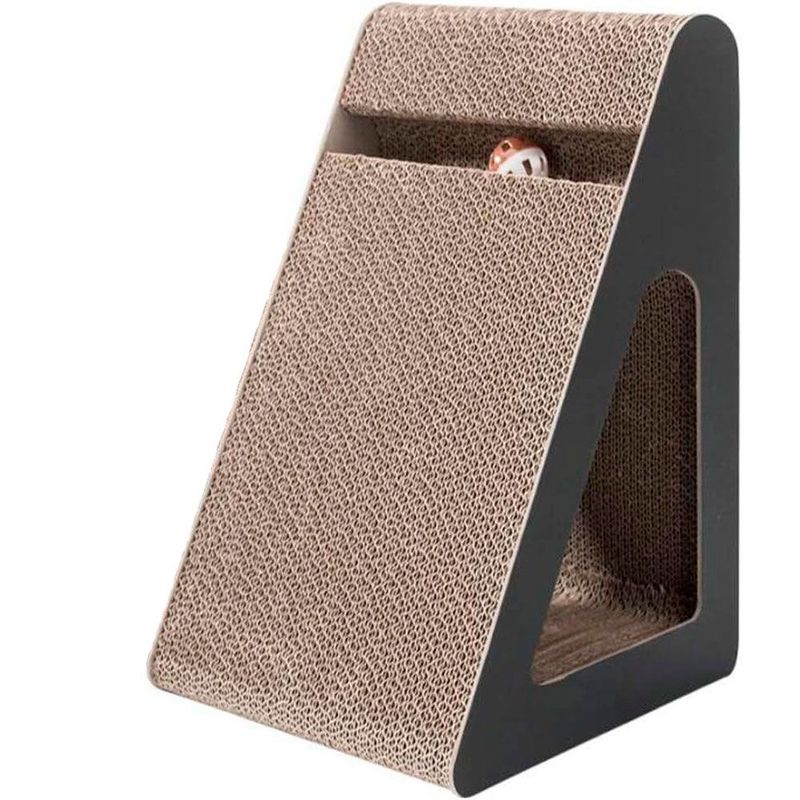 QUE PATAS PET SHOP - Rascador Rampa con Pelota