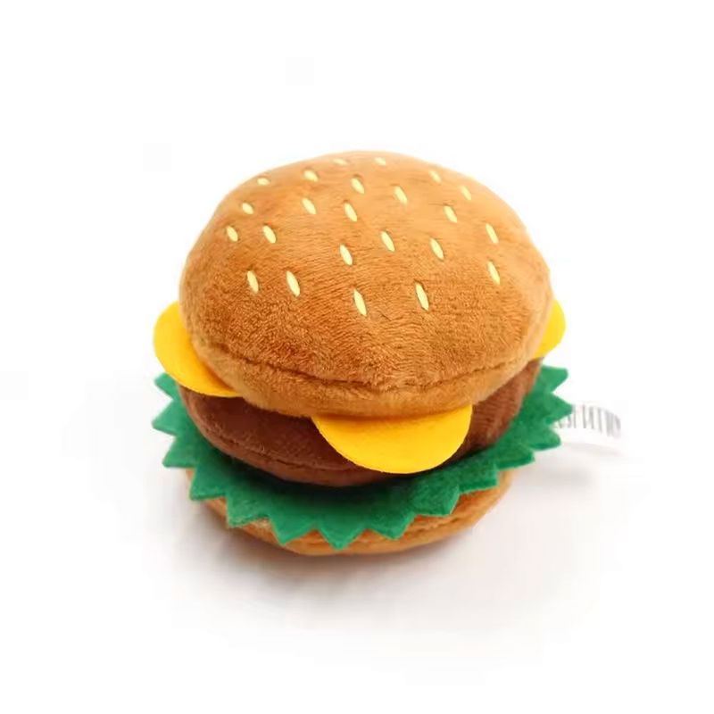 QUE PATAS PET SHOP - Juguete de Peluche Hamburguesa
