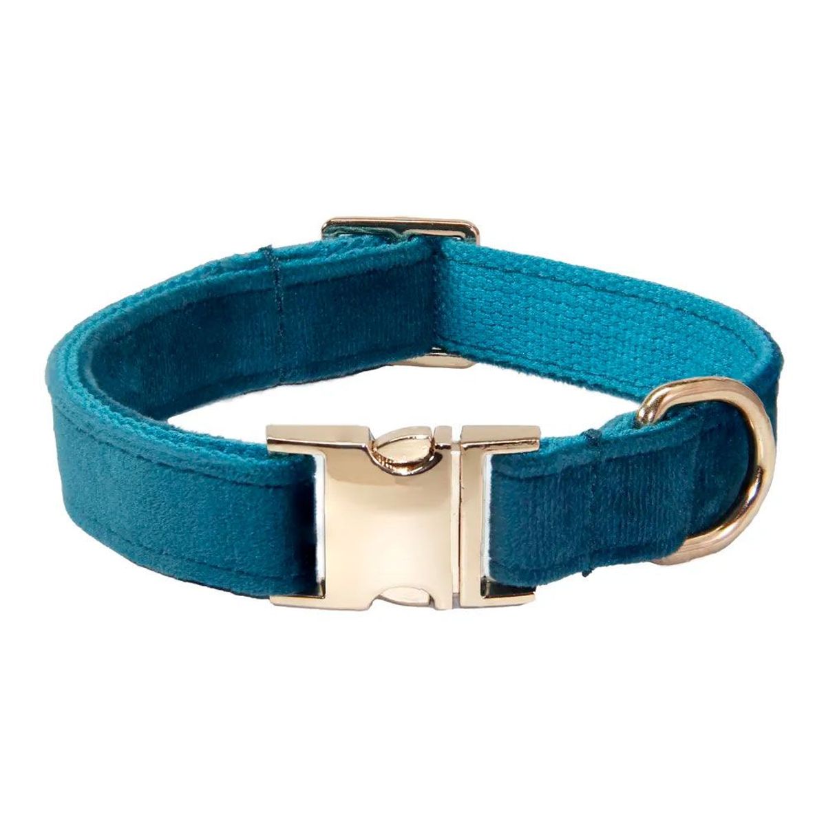 QUE PATAS PET SHOP - Collar para Mascotas Talla L Azul Ajustable