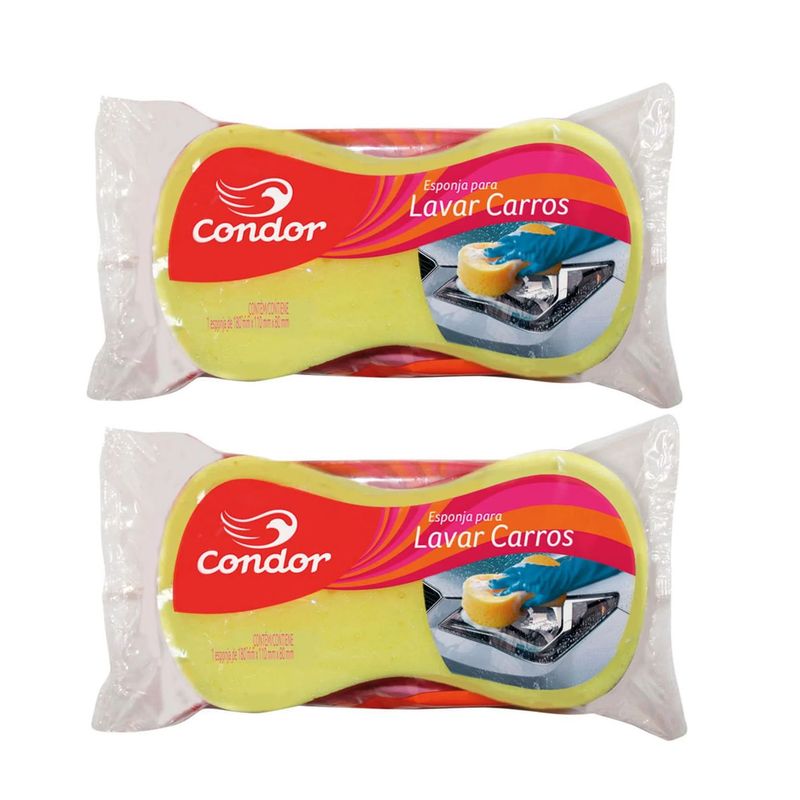 GENERICO - Esponja Anatomica Multifunción Spumix para Carros Set x2