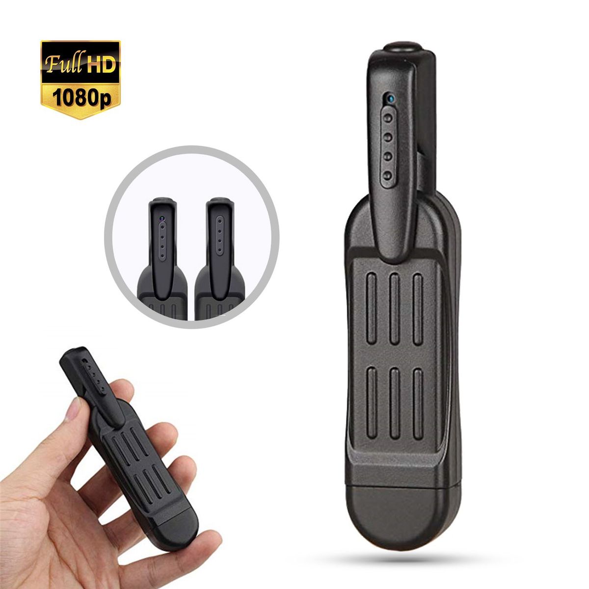 S&T - MINI CAMARA OCULTA ESPIAS&T T189 FHD 1080P NEGRO