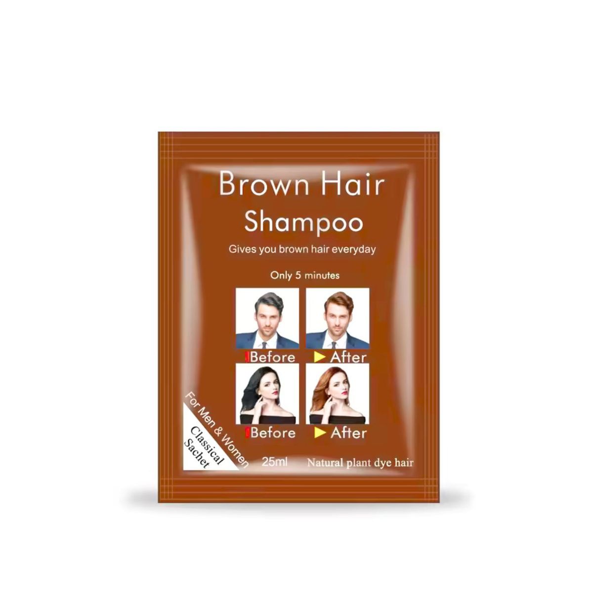 GENERICO - Brown Hair Shampoo Pinta Canas Musa 25mlx10 Castaño