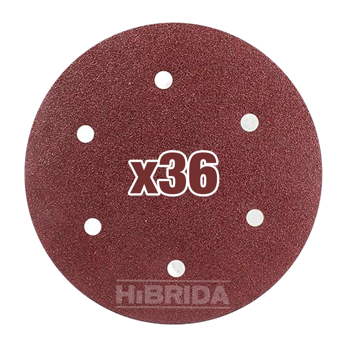 GENERICO - DISCO PAPEL LIJA X36 PARA LIJADORA DE PARED TECHO ABRASIVO - COMBO