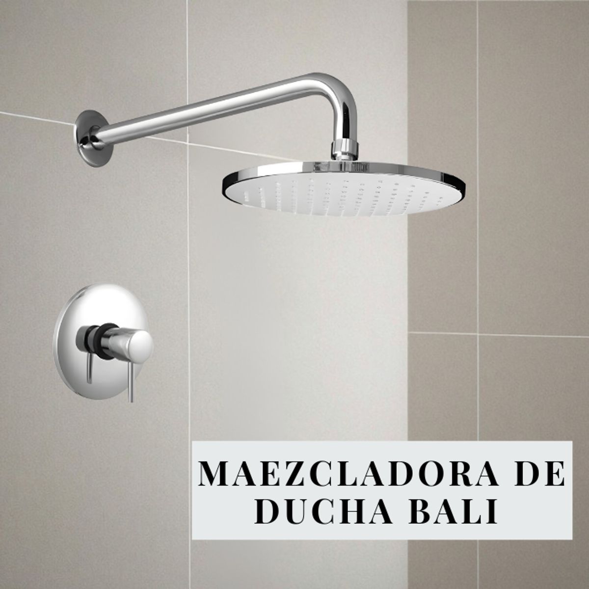 VAINSA - MEZCLADORA DE DUCHA MONOCOMANDO BALI CON ESPAÑOLA 8