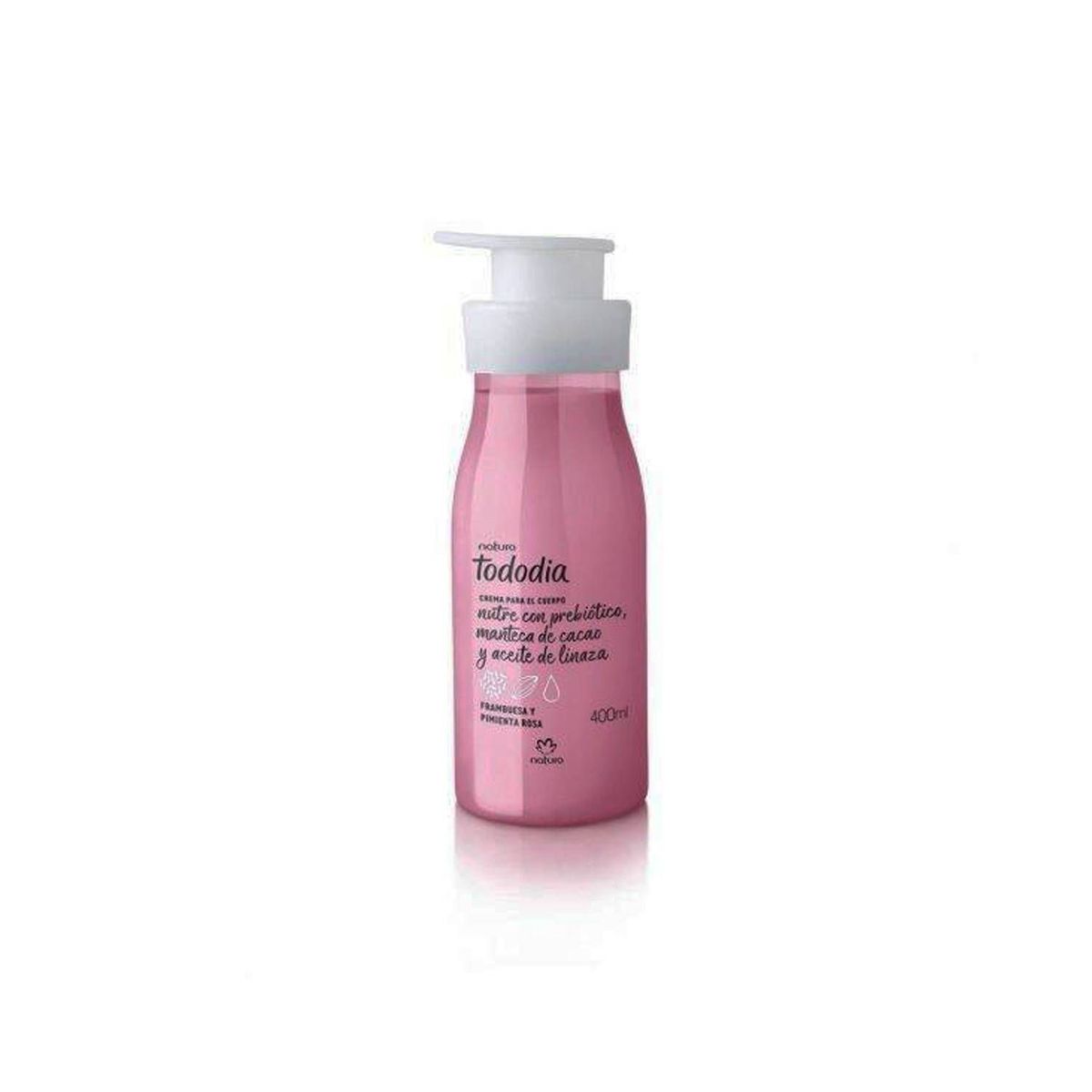 NATURA - Crema Nutritiva Corporal Frambuesa y pimienta Rosa Tododia NATURA
