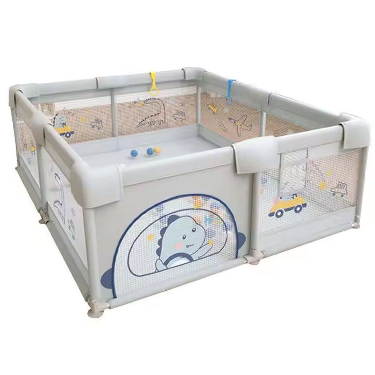 GENERICO - Corralito de juegos para Bebés - Gris