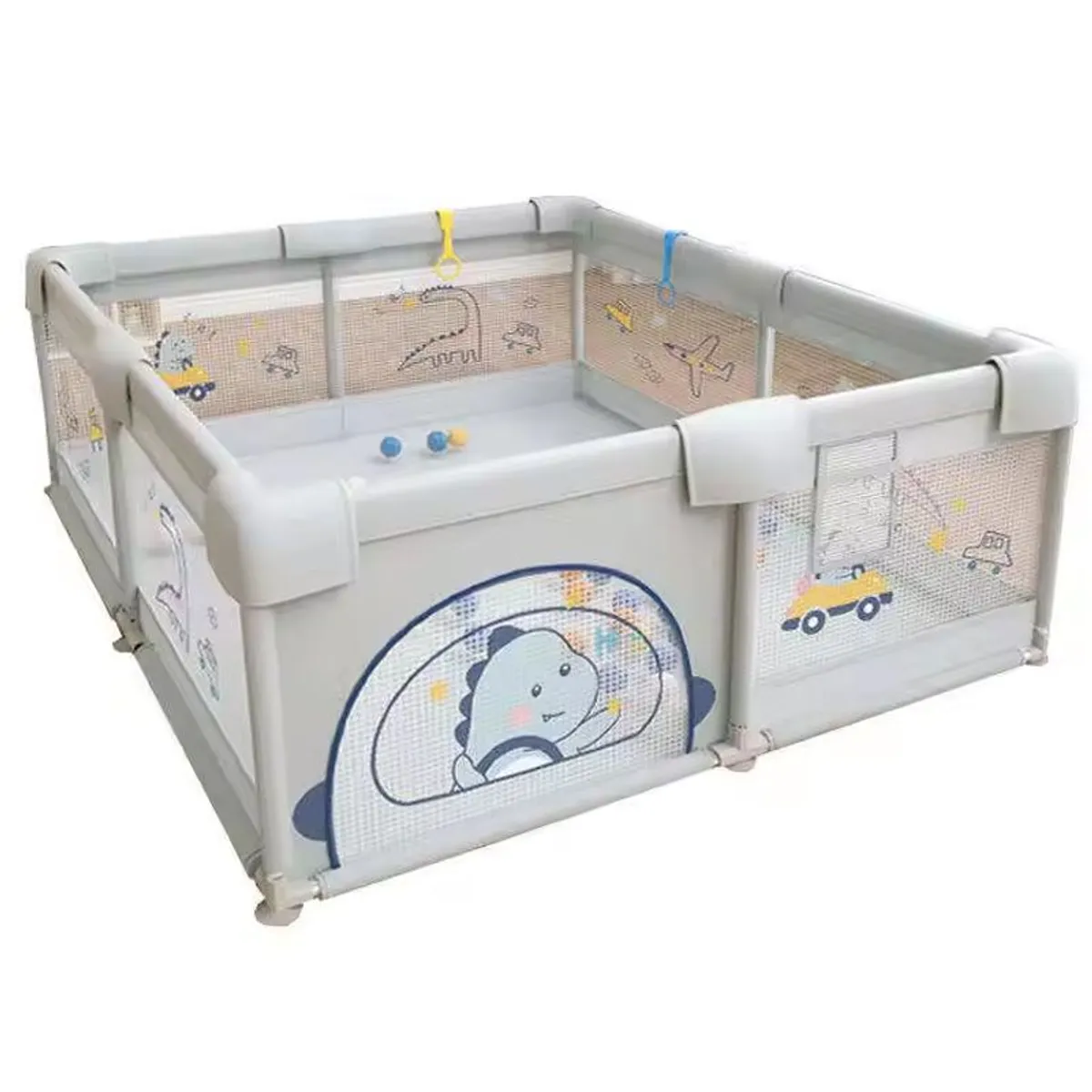 GENERICO - Corralito de juegos para Bebés - Gris