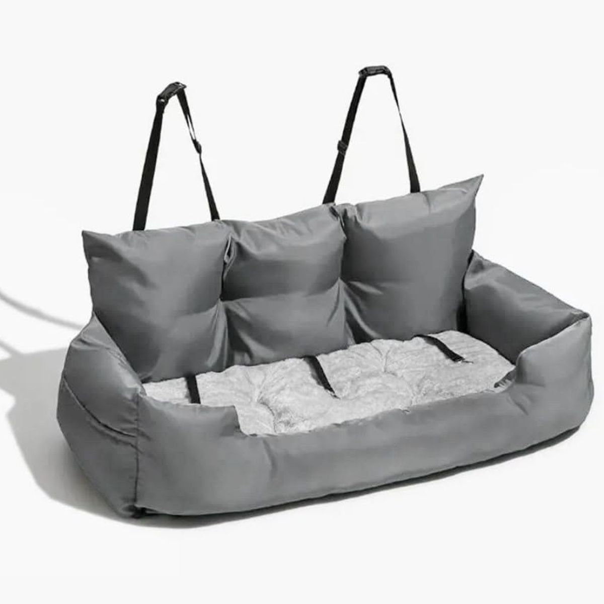 QUE PATAS PET SHOP - Sofá Cama Triple Para Asiento O Maletera Para Mascotas