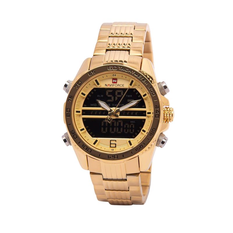 Reloj elegante dorado para hombre acuatico NaviForce NAVIFORCE
