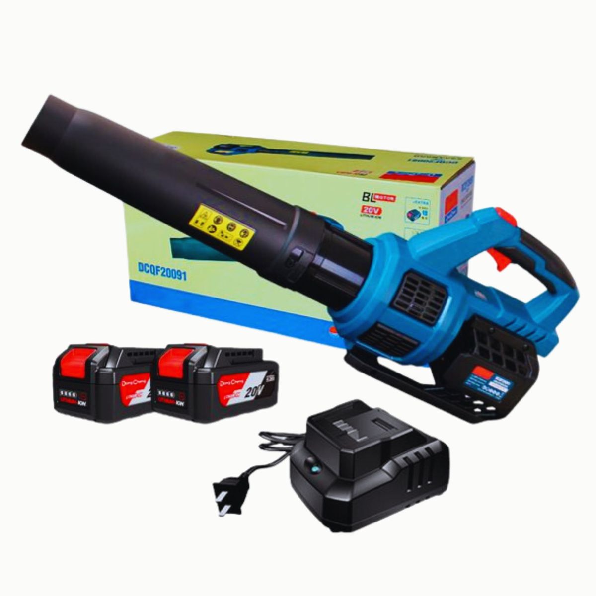 DONGCHENG - Soplador De Aire Inalambrica 20v4 Ah DCQF20091EM Dong Cheng