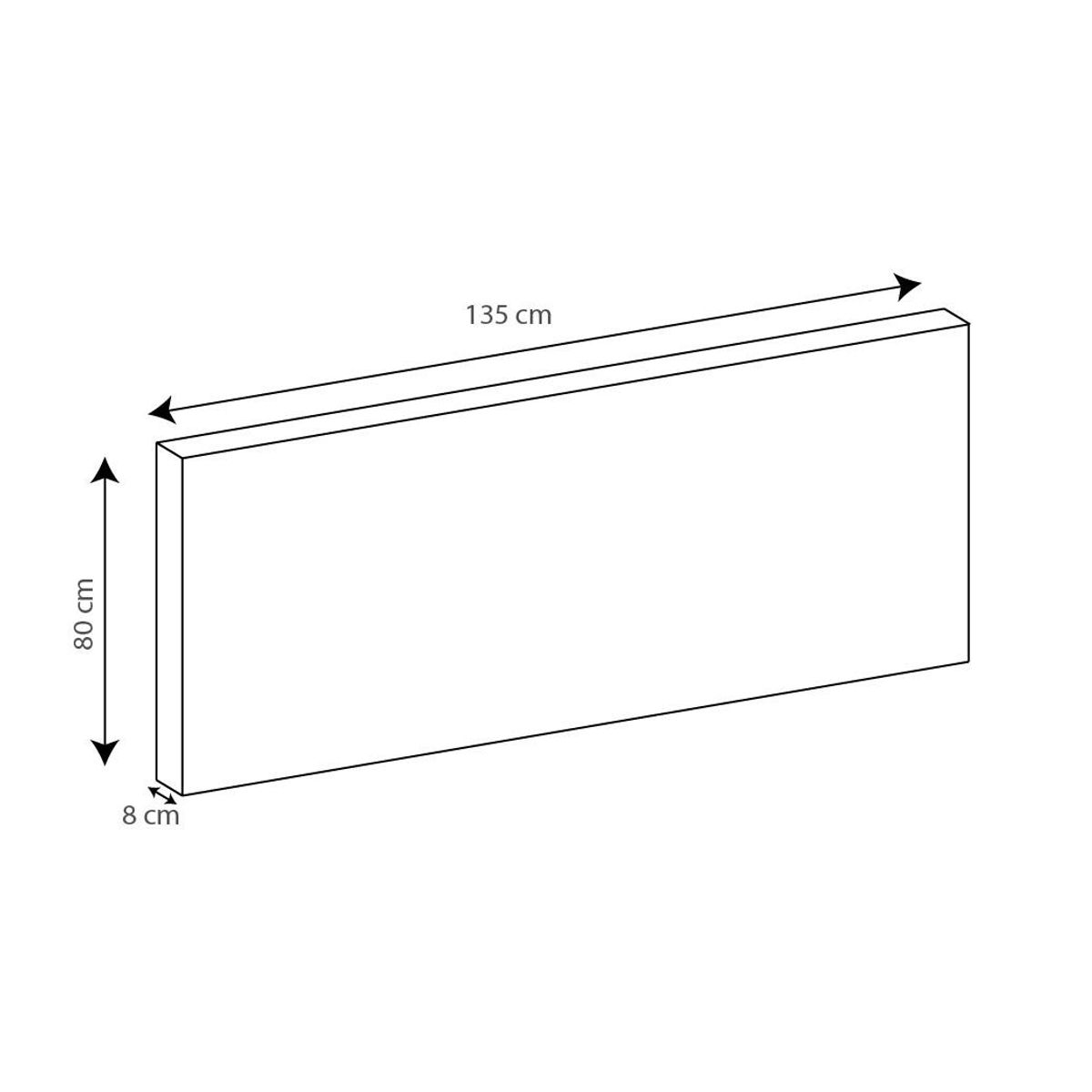 BARAKA HOME - Cabecera Tropea Aerea 2 Plz - Chocolate