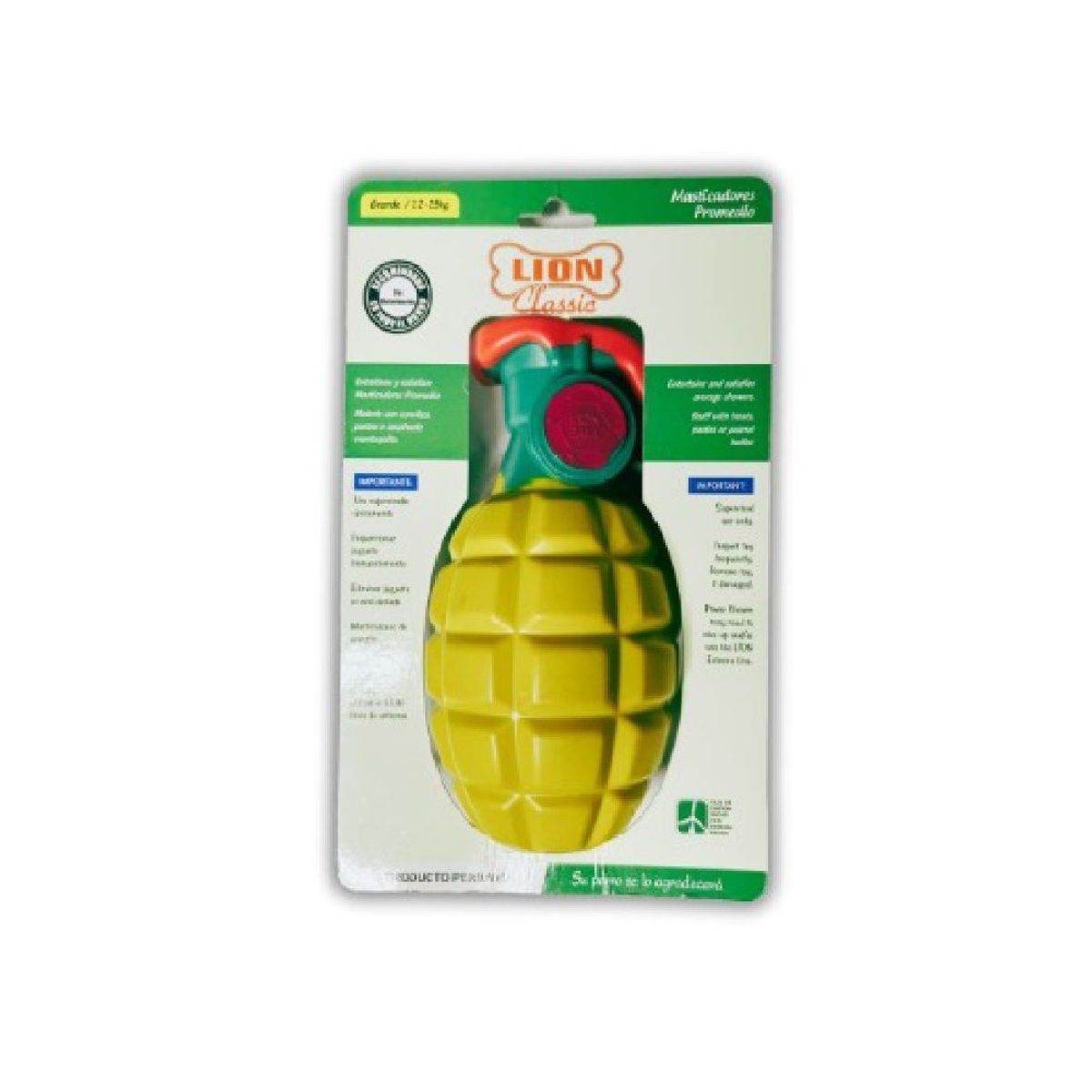 OTTOWARE - JUGUETE MASTICABLE EN FORMA DE GRANADA PARA MASCOTAS