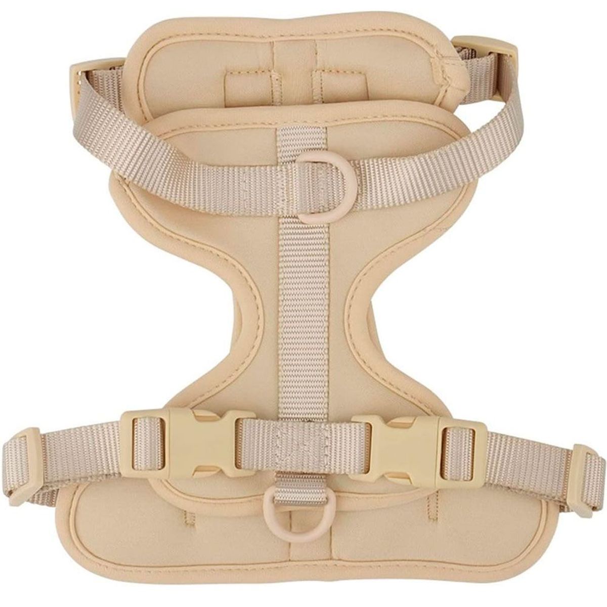 QUE PATAS PET SHOP - Arnés Transpirable con Correa Talla XL Beige