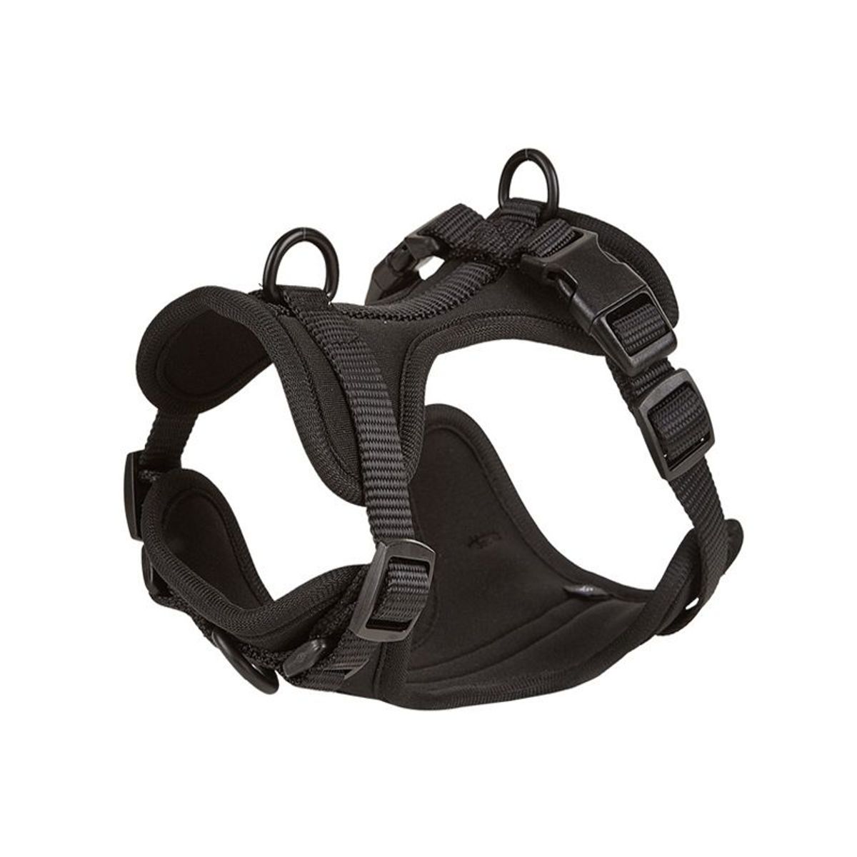 QUE PATAS PET SHOP - Arnés Transpirable con Correa Talla XL Negro