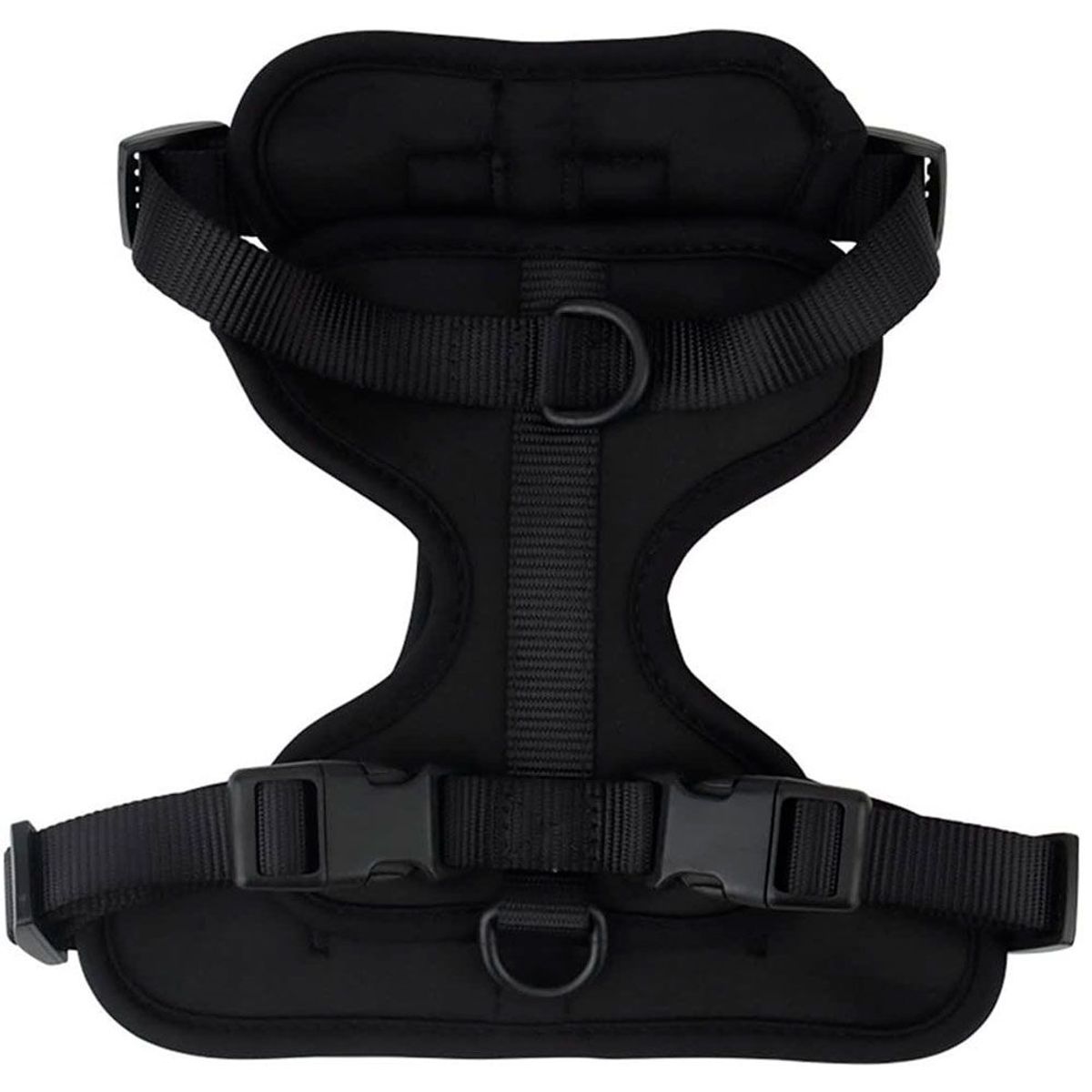 QUE PATAS PET SHOP - Arnés Transpirable con Correa Talla XL Negro